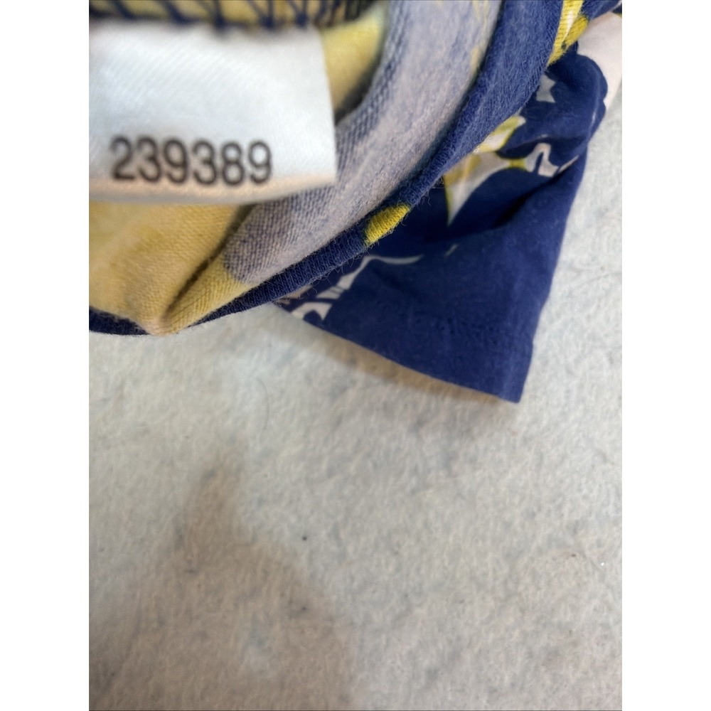 Y2K Ann Taylor Cotton Blue, Yellow & White Floral Abstract Scoop Neck Tank, S - Picture 11 of 14